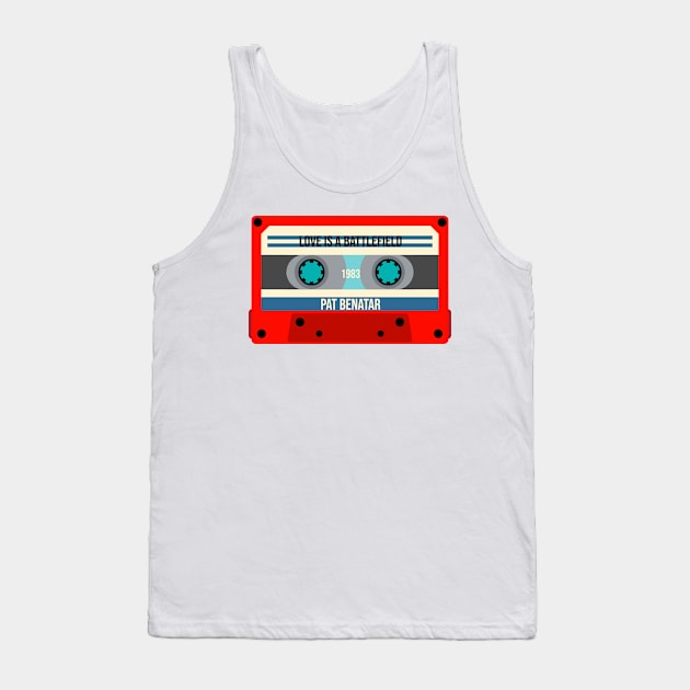 Pat Benatar Classic Cassette Tank Top by PowelCastStudio